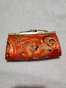 Vintage Dragon Clutch Purse