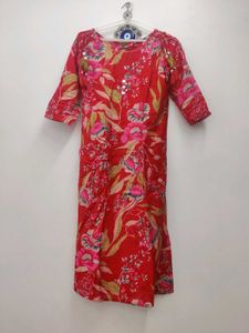 Muslin silk kurti with beautiful palazzo