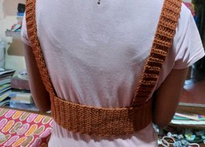 Crochet waist corset