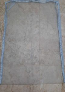 Blue Net Fabric Dupatta