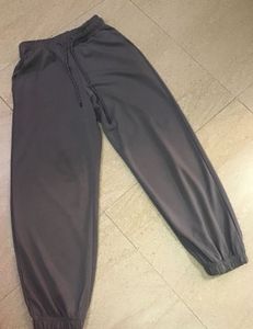 Grey Joggers with Drawstring Waist