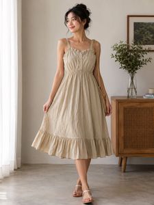 Boho Ruffle Midi Dress
