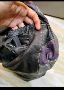 Striped Hobo Bag