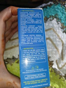 lens solution and it is multi- purpose solutio