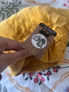 Mustard Winter Cap