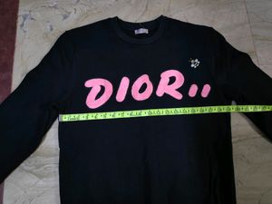 Dior x Kaws Black Logo Sweatshirt Size M