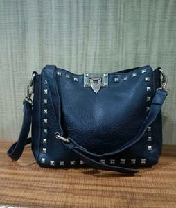 Studded Black Handbag