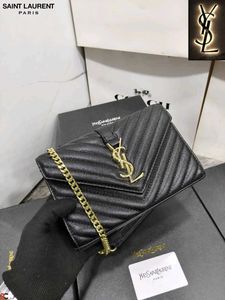 YSL CASSANDRE ENVELOPE CHAIN SLING* WD BOX
