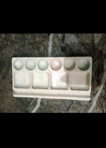 Vintage Jadeite Carving Palettes