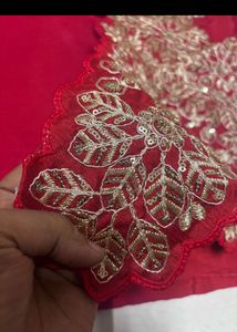 Elegant Red Ethnic Gown