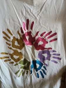 Very Good Looking Tshirt With Hand Print
