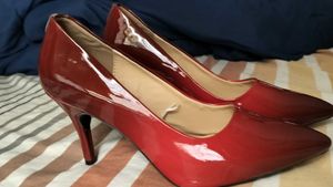 Red Patent Stiletto Heels