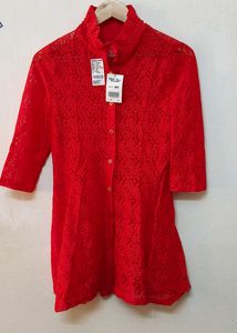 Trendy New Red Top For Women
