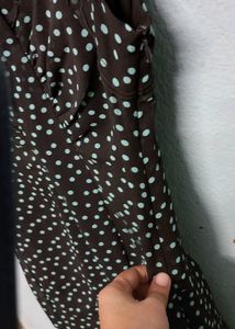 Chic Polka Dot Midi Dress