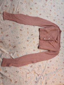 Pink Cropped bolero