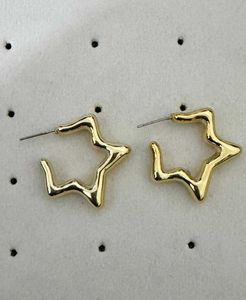 4 pairs Multi-Style Gold Tone Earring Set