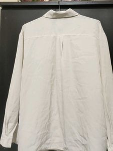 Cream Pintuck Kurta Shirt