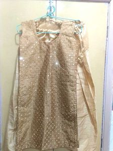 Gold Embellished Salwar Kameez