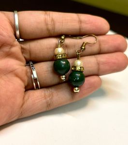Vintage Holiday Red Green Wire Bracelet 2 in 1