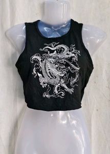dragon print top