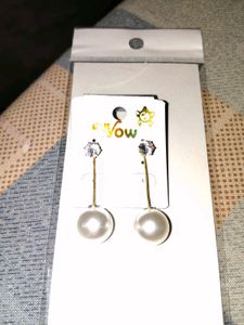 Elegant Pearl Drop Earrings