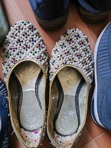 Elegant Light Blue Ballet Flats each price 100