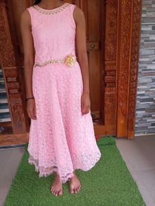 Pink Lace Dress