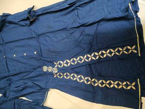 Elegant Blue Kurta Set