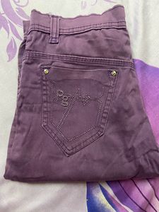 Price Drop  Combo Purple & GreenColour Cotton Pant