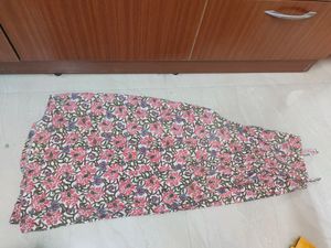 Wideleg Cotton Pant For Woman (Medium size)
