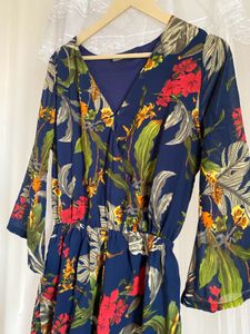 Vibrant Floral Print Romper