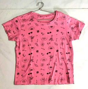Cute Pink Graphic T-Shirt