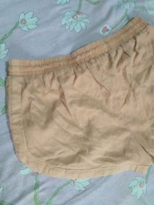 Peach Drawstring Shorts