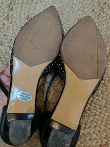 Elegant Black Ankle Strap Heels