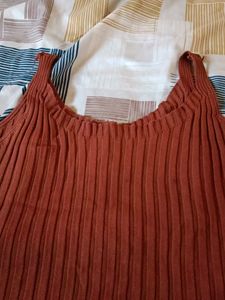 Brown Crop Top