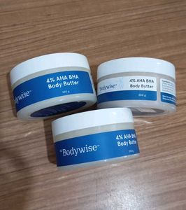 Bodywise 4% AHA BHA Body Butters combo