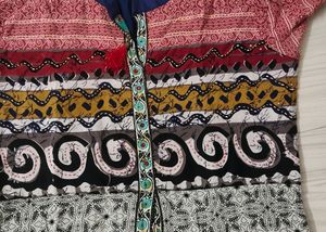 Katha Work Kurti