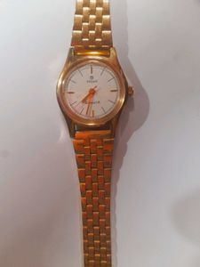 Vintage Titan Gold Watch