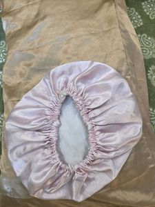 MINISO Bear sleepmask And Satin Sleep Bonnet COMBO