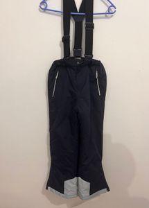 Unisex Navy Blue Pants with Suspenders