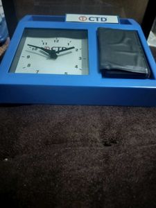 Desk Organizer with Clock &amp; Calculator