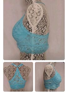victoria's secret Blue Lace Bra