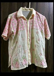 chickankari Floral top