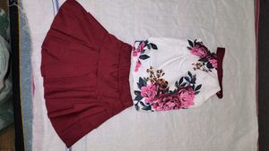 Floral Top &amp; Skirt Set