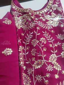Embroidered Sharara Set with Dupatta