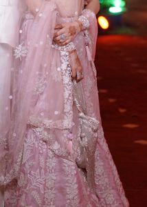 Elegant Pink Embroidered Lehenga Choli