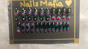 Navratri Special Handmade Press-Ons
