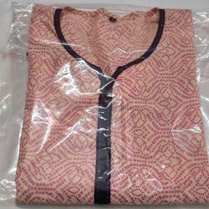 Pink Ethnic Printed Kurta
