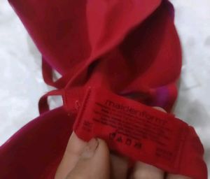 Red Padded Bra