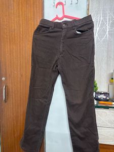 Brown Straight Jeans